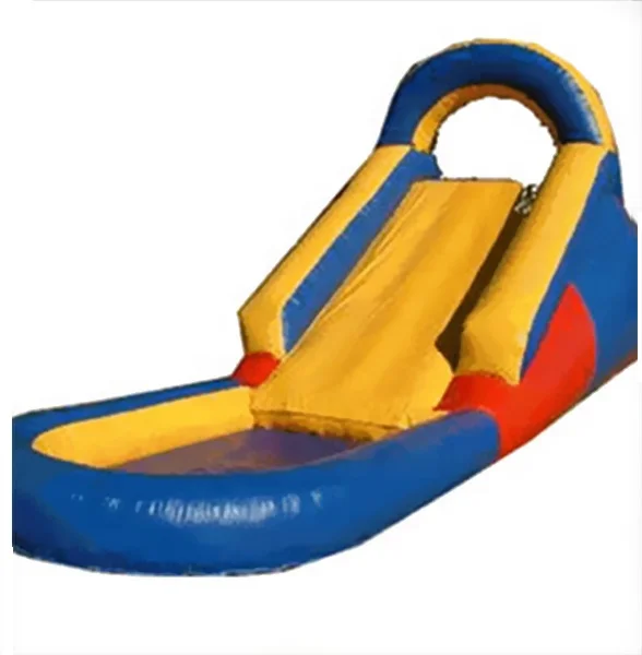 Popular Inflatable Water Slide With Small Pool For Outdoor