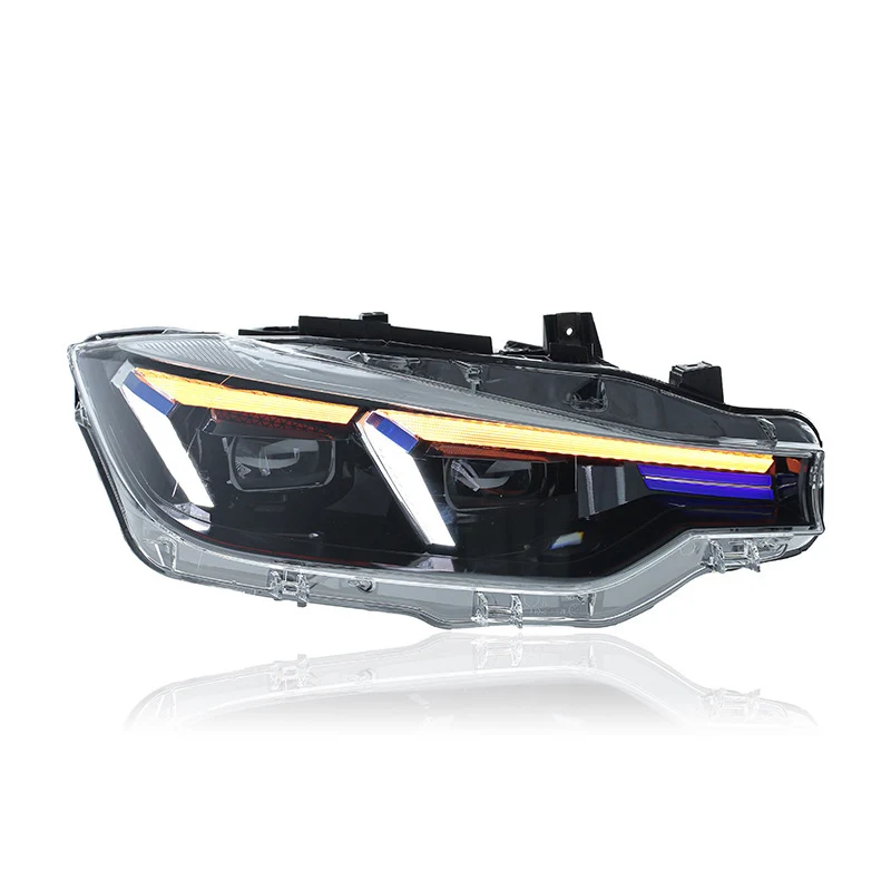 

Car Styling Head Lamp Daytime Running Light Streamer Turn Signal Indicator For BMW 3 Series F30 F35 2012-18 Headlight Assembly