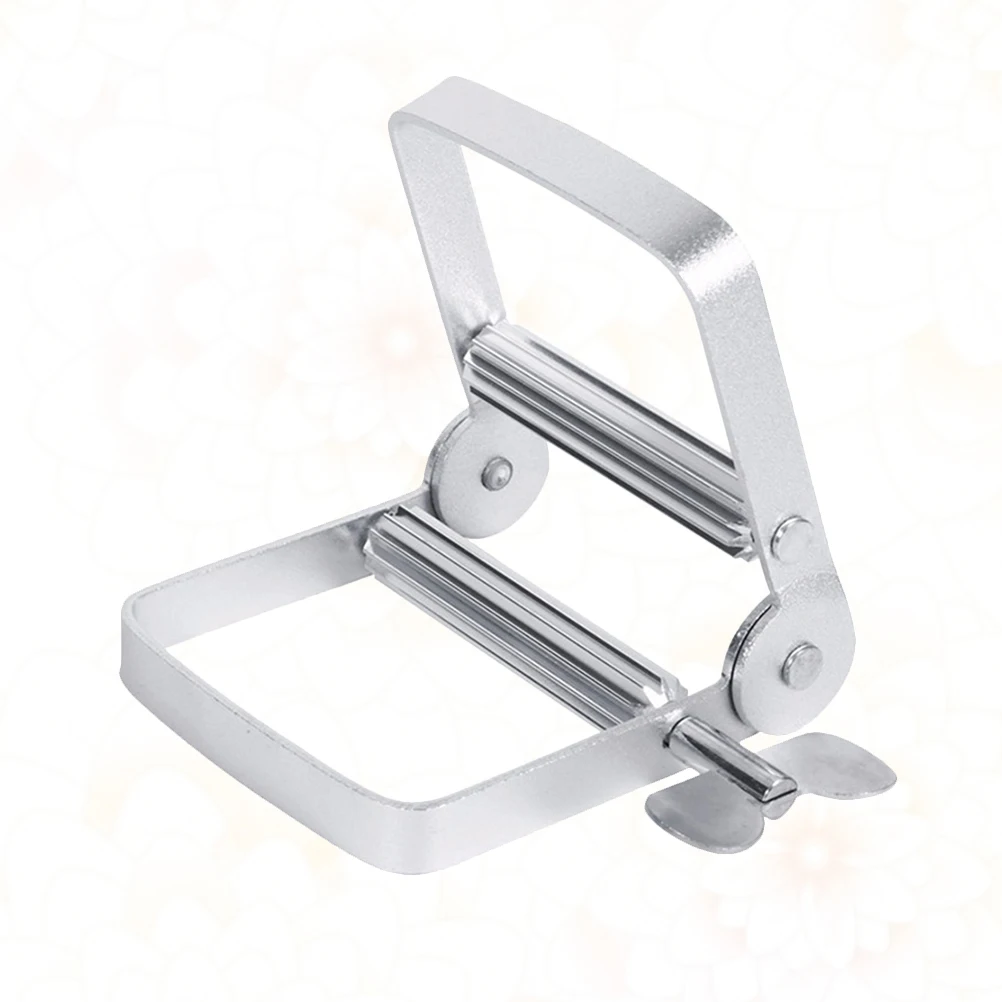 

Stainless Steel Toothpaste Squeezer Manual Clip Gadget Hair Dye Cream Tool Extruder Silver Term Home Use Quality Life