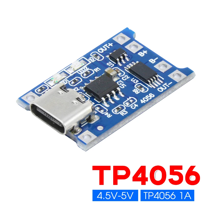 Typ-C Micro/Mini USB 5V 1A 18650 TP4056 Mini USB Lithium Batterie Ladegerät Modul Lade Board mit Schutz Dual Funktionen