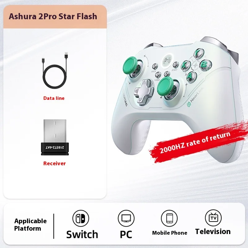 Beitong Asura 2 Pro Wireless Gamepad Hall Effect Joystick Trigger Bluetooth Game Controller For Nintendo Switch Pc Ios Game Gift