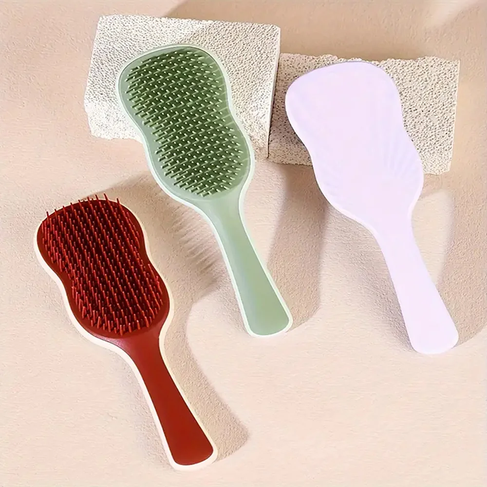 Massage Haar Kamm Anti Entwirren Haarbürste Haar Styling Detangler Schnelle Föhnen Curling Haar Bürsten Kamm Friseur Werkzeuge