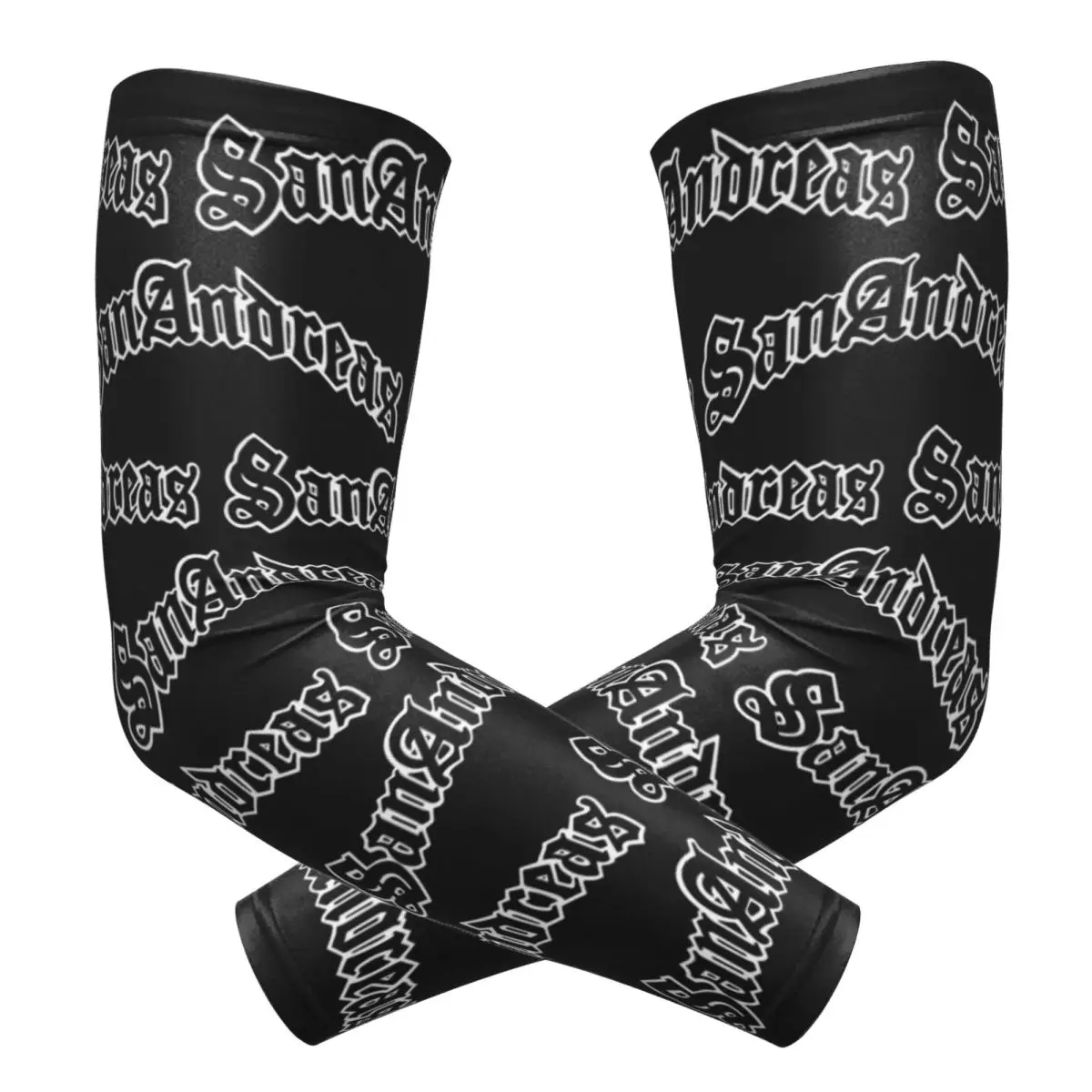 Sherm Head GTA San Andreas Logo Outdoor Armstulpen Sonne UV-Schutz Abdeckung Sommer Radfahren Tattoo Ärmel