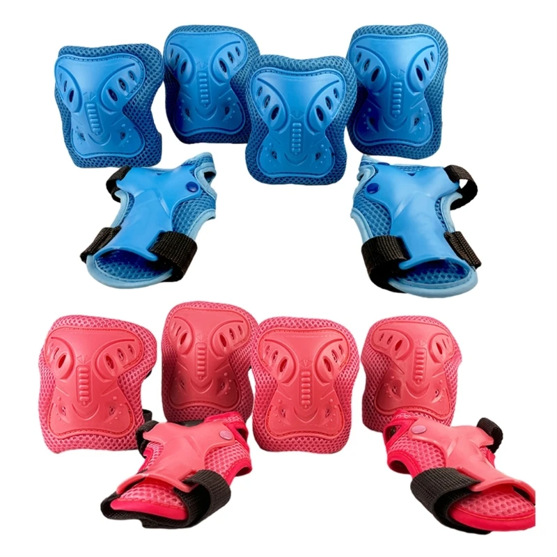 Sports Protective Gear Set Kids/Youth Sports Knee Pads Elbow Pads Wrist Guards for Skateboarding, Skating, Cycling