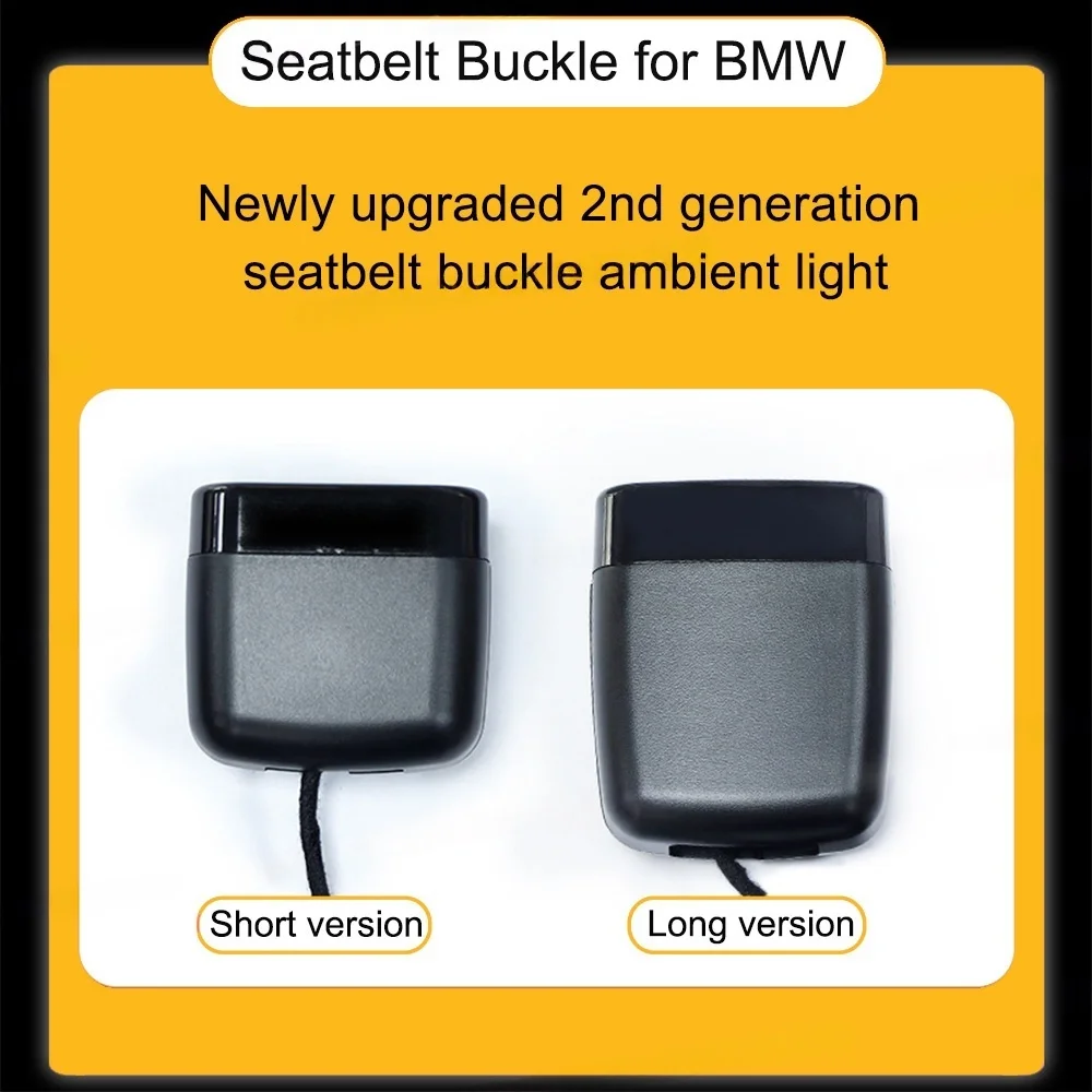 For BMW 3/4/5/6GT Series X3/X4/X5/X6 G Chassis G20/G30/G05/G06/G07/G01 2013-2020 Seat Belt Buckle Ambient Light