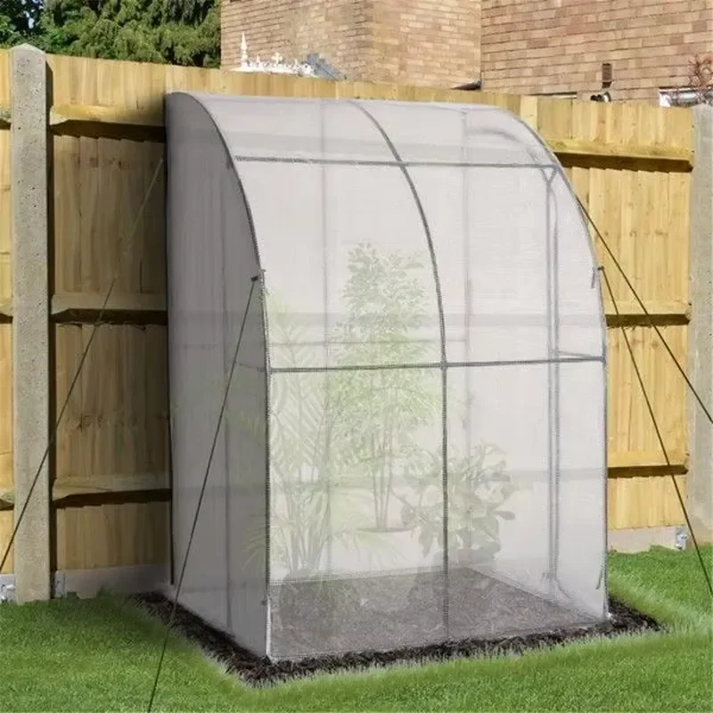 Mini Walk-in Garden Greenhouse 6ft x 4ft for PVC Cover Metal Frame for Garden Use