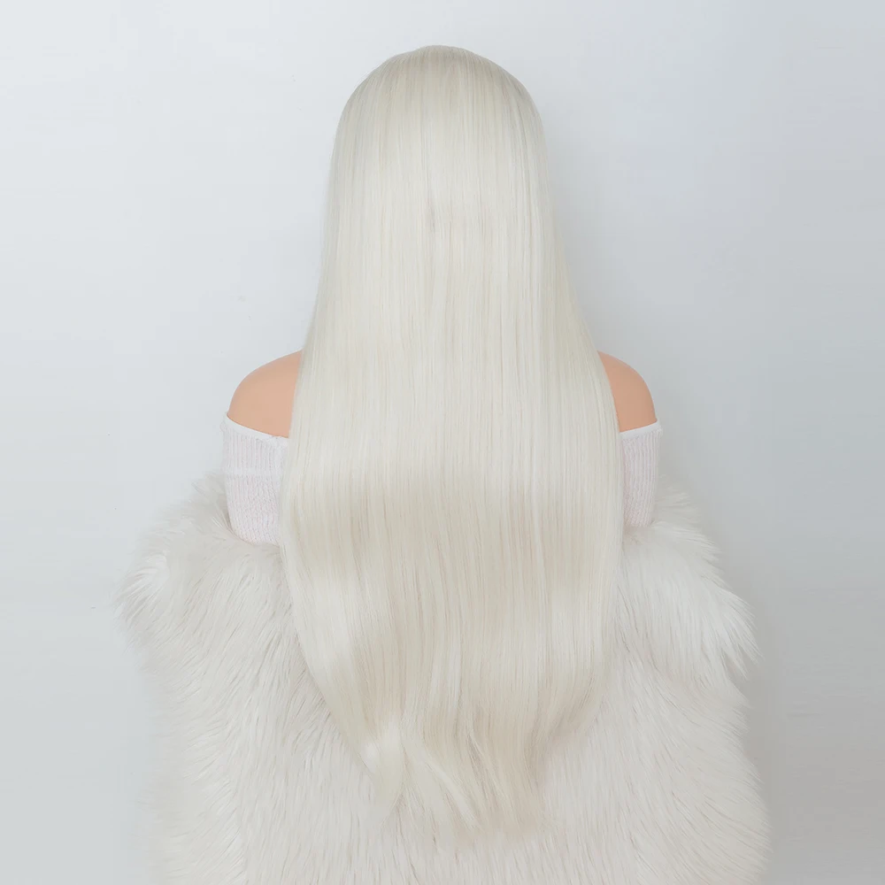 

Long Snow White Drag WigFront Wig Synthetic