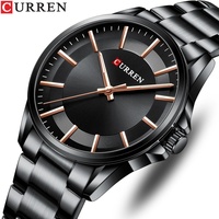 CURREN 8429 Fashion Quartz Watches for Men Elegant Simple Design Waterproof Luminous Stainless Steel Casual Business Watch Male