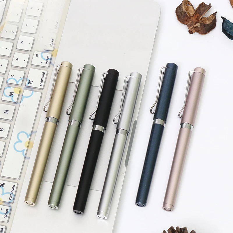 

0.5mm Metal Ballpoint Gel Pen Fashion Creative Stylus Touch Commercial Signature Pen for Writing Stationery Office School Gift