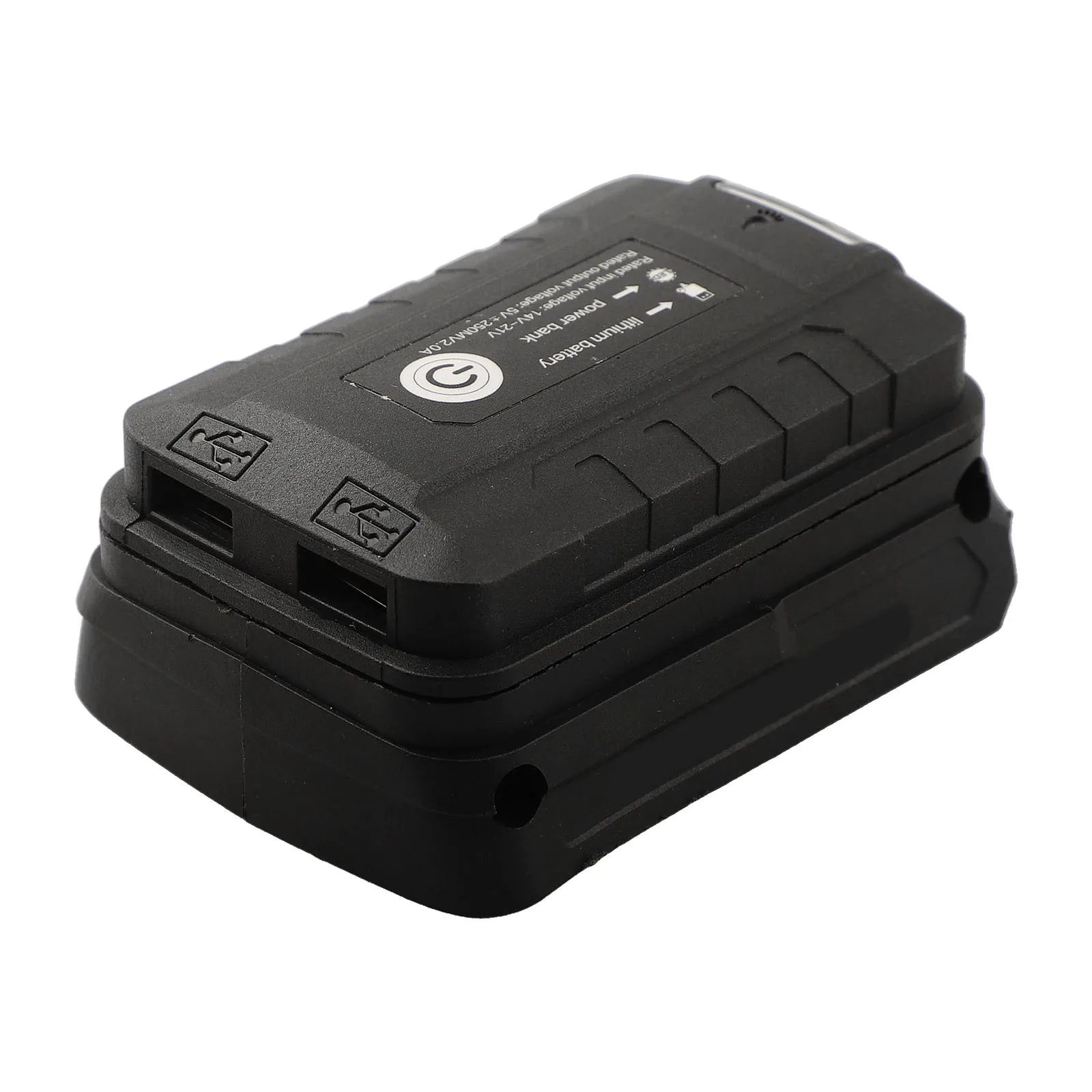 

2 X USB 5Vdc 2A Battery Adapter Dual USB Output Overcharge Protection Power Tool Accessory USB Charging Function