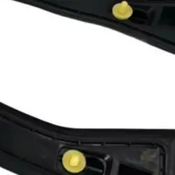 

Накладка на переднюю стойку (B-стойку) / Правая и левая / Для VAUXHALL ASTRA H 13123711 (2004-2010) 13123710, черный ABS