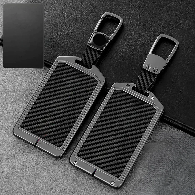 Z+ Zinc Alloy TPU Leather Car Remote Key Fob Case Cover Holder For Tesla Model Y 3