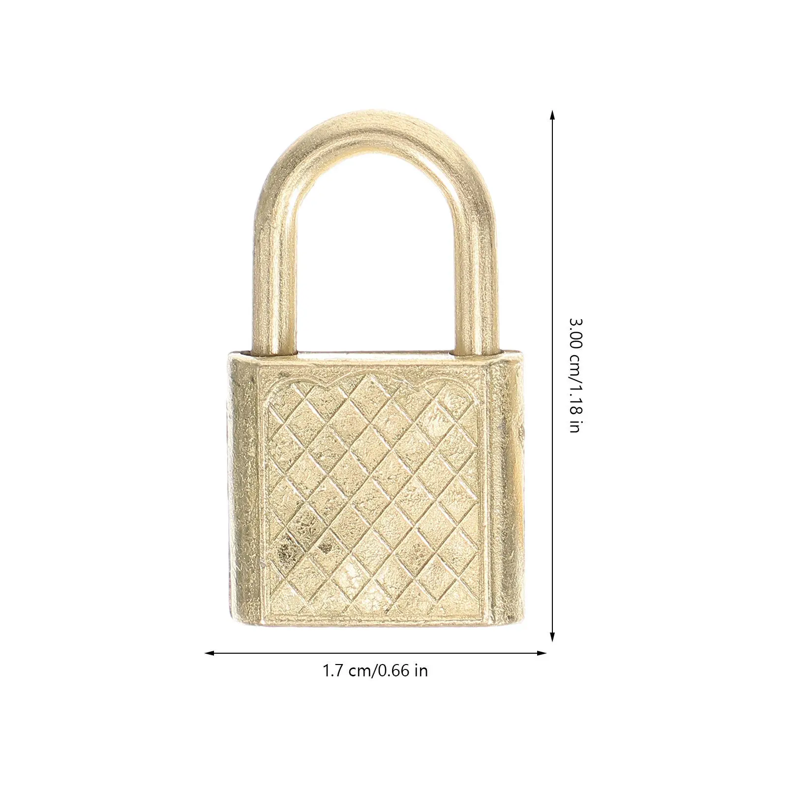Zinc Alloy Padlocks 10 Pack Small Compact Rust Resistant Locks for Suitcases Cabinets Lockers and Home Use