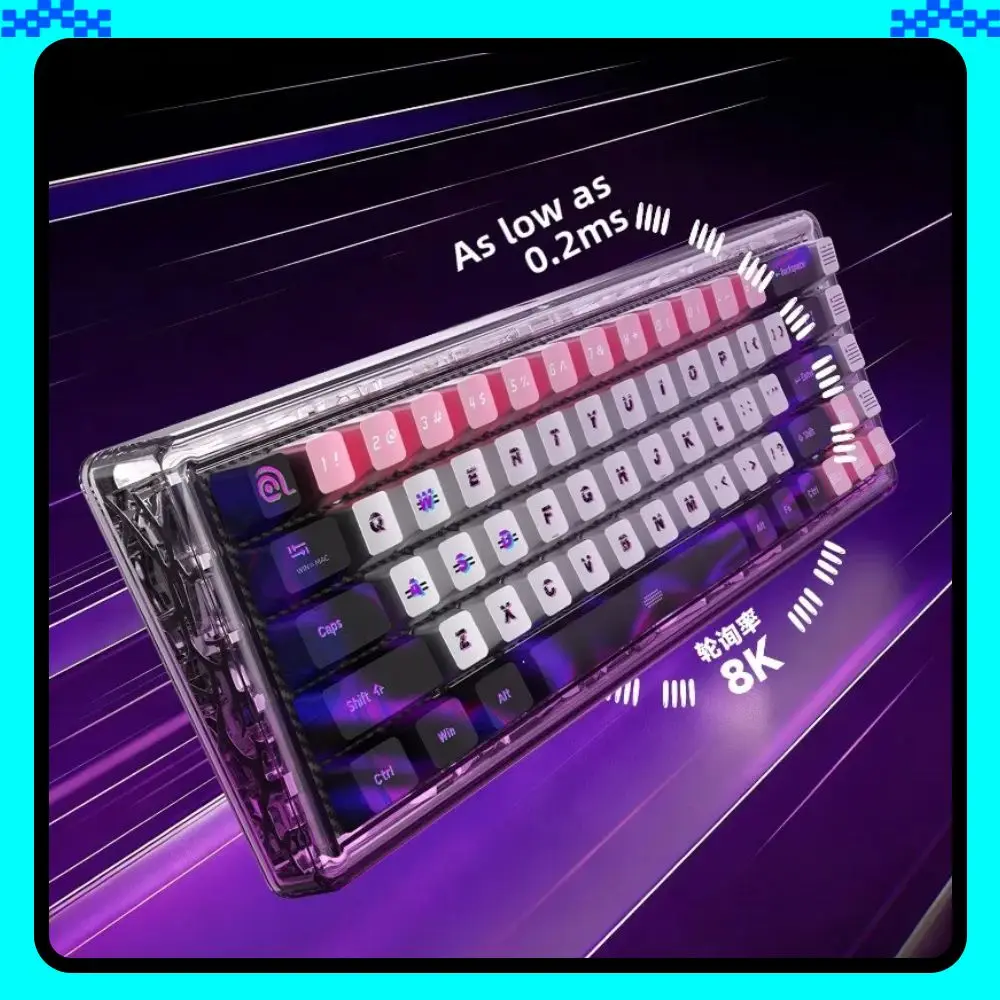 

Ainbell Base68 Magnetic Switch Gaming Keyboard 0 Dead Zone Continuously Touched Magnetic God Switch Low Latency 8000HZ RT0.01MM