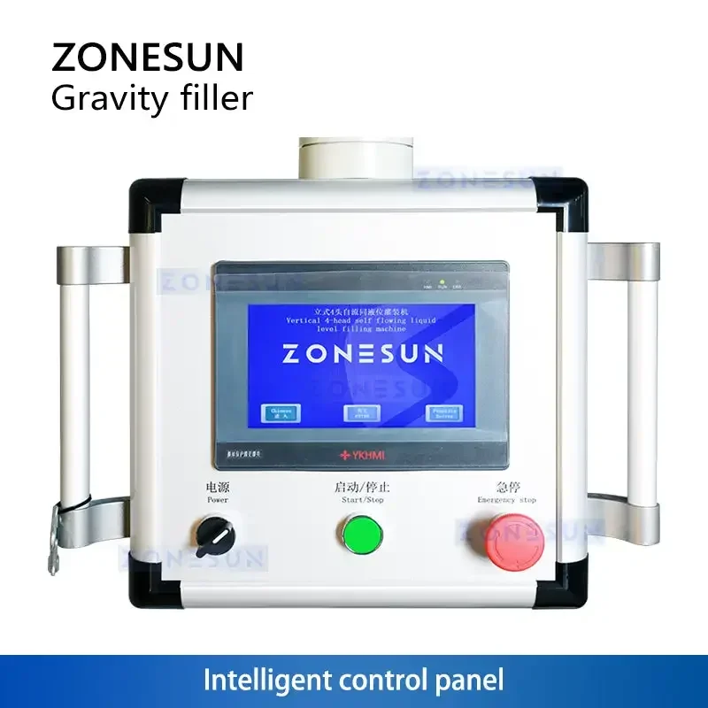 ZONESUN ZS-VTGZ100B آلة تعبئة العطور الجاذبية مع وظيفة الشفط