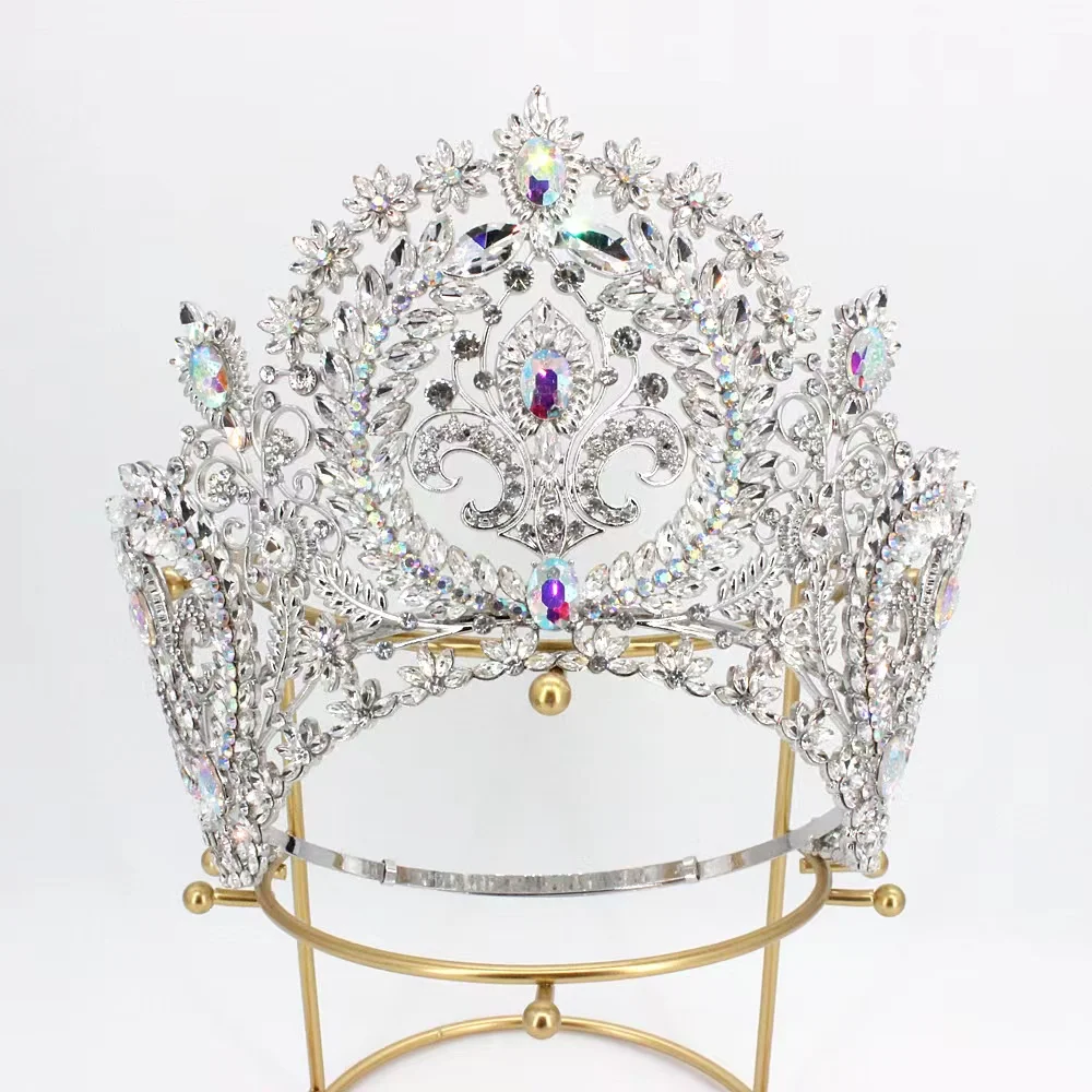 Miss Teen Earth 2023 for Pageant Big Alloy Crown Adjustable Headband
