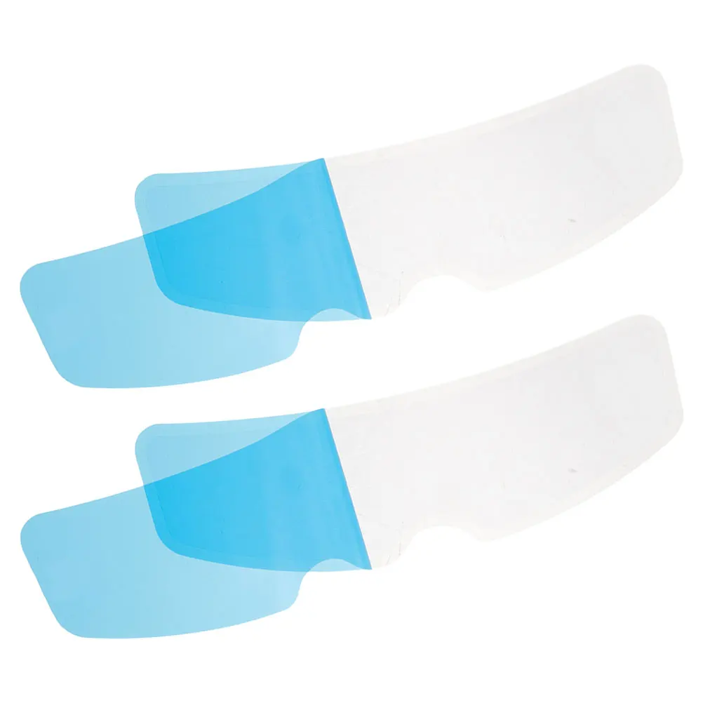 

2pcs Universal Motorcycle Anti-Fog Film Rainproof Waterproof Visor Patch High-Definition Lens Sticker For Electric