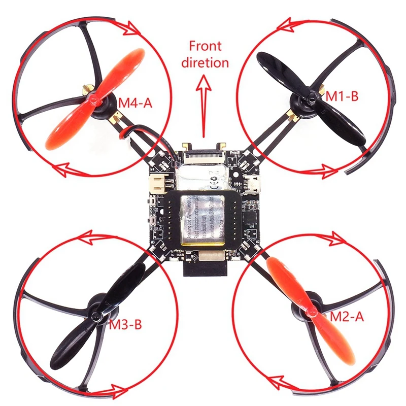 ESP32 Flight Control Open Source Quadcopter ESP-Drone Drone Model Wifi Remote Control Crazyflie RC FPV Racing Drone