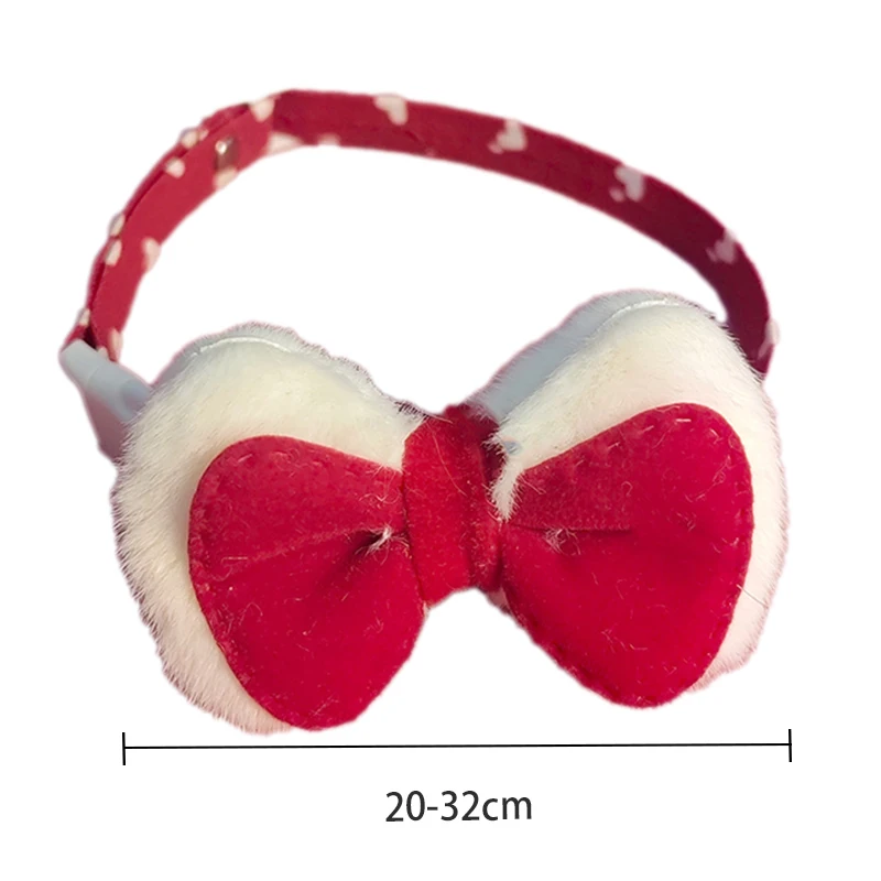 Urocza kokardka dla kota, szczeniaka, regulowana obroża, dekoracyjna obroża dla psa, kota, akcesoria dla psa