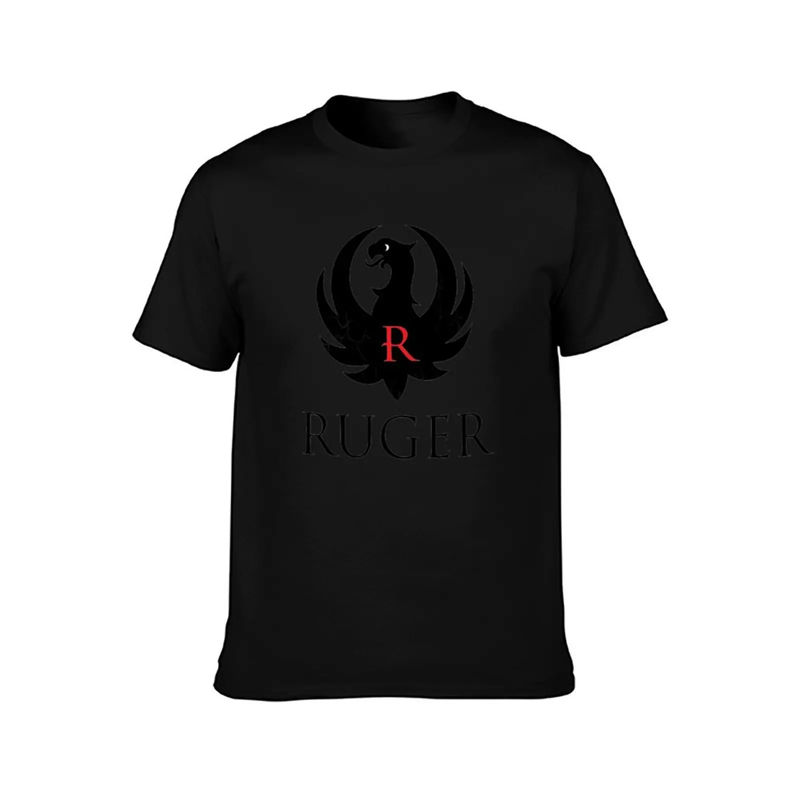unique ruger Logo T-Shirt Summer Casual Cotton Tee Oversized Streetwear Tops Vintage Graphic Print Loose Fit Short Sleeve