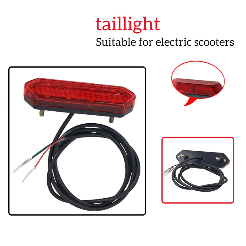 LED Hinten Schwanz 48V Licht Nacht Sicherheit Rücklicht Für Citycoco Elektrische Roller zubehör