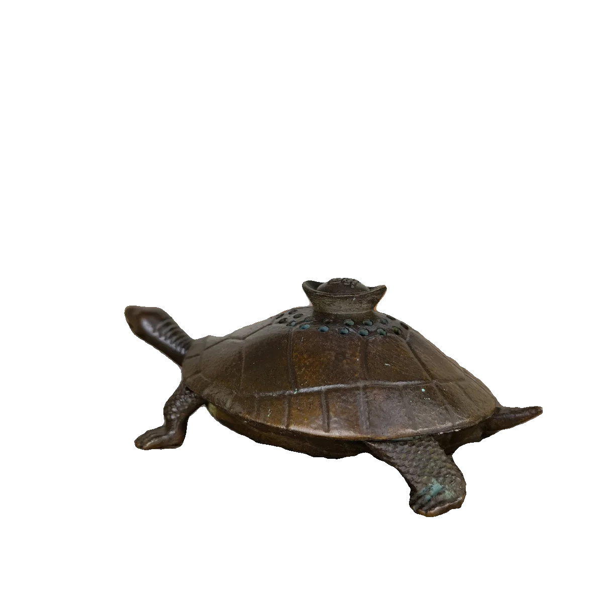 

Animal figure sculpture brass statue Antique Turtle Incense Burner Household Tea Ceremony Tea Table Crafts Ornament Turtle