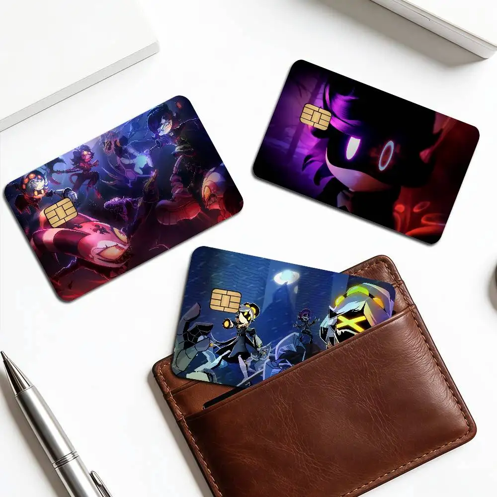 M-murder Uzi N V J Drones Laser Glow Bank Card Stickers Stylish Removable Personal Card Decals