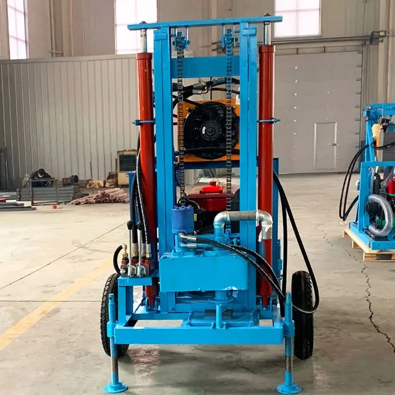 

Индивидуальная высокоэффективная гидравлическая дизельная буровая установка для скважин 22-35 л.с., 100-180 м, портативная, на колесном или гусеничном ходу, высокого качества