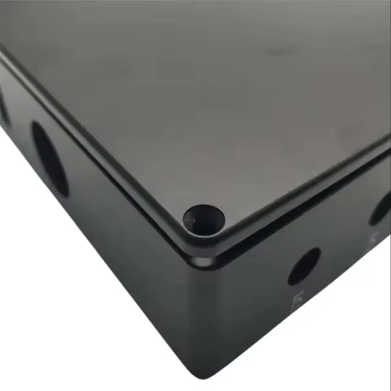 Custom CNC Machining Aluminum Enclosure Black Anodized Aluminum Box