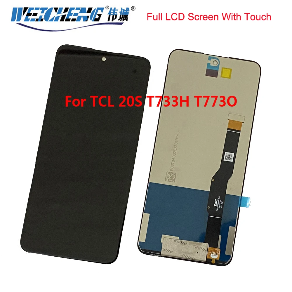 

For TCL 20S T733H LCD Display and Touch Screen With Frame 6.67" Phone Accessories For TCL 20S T773O LCD With Tools