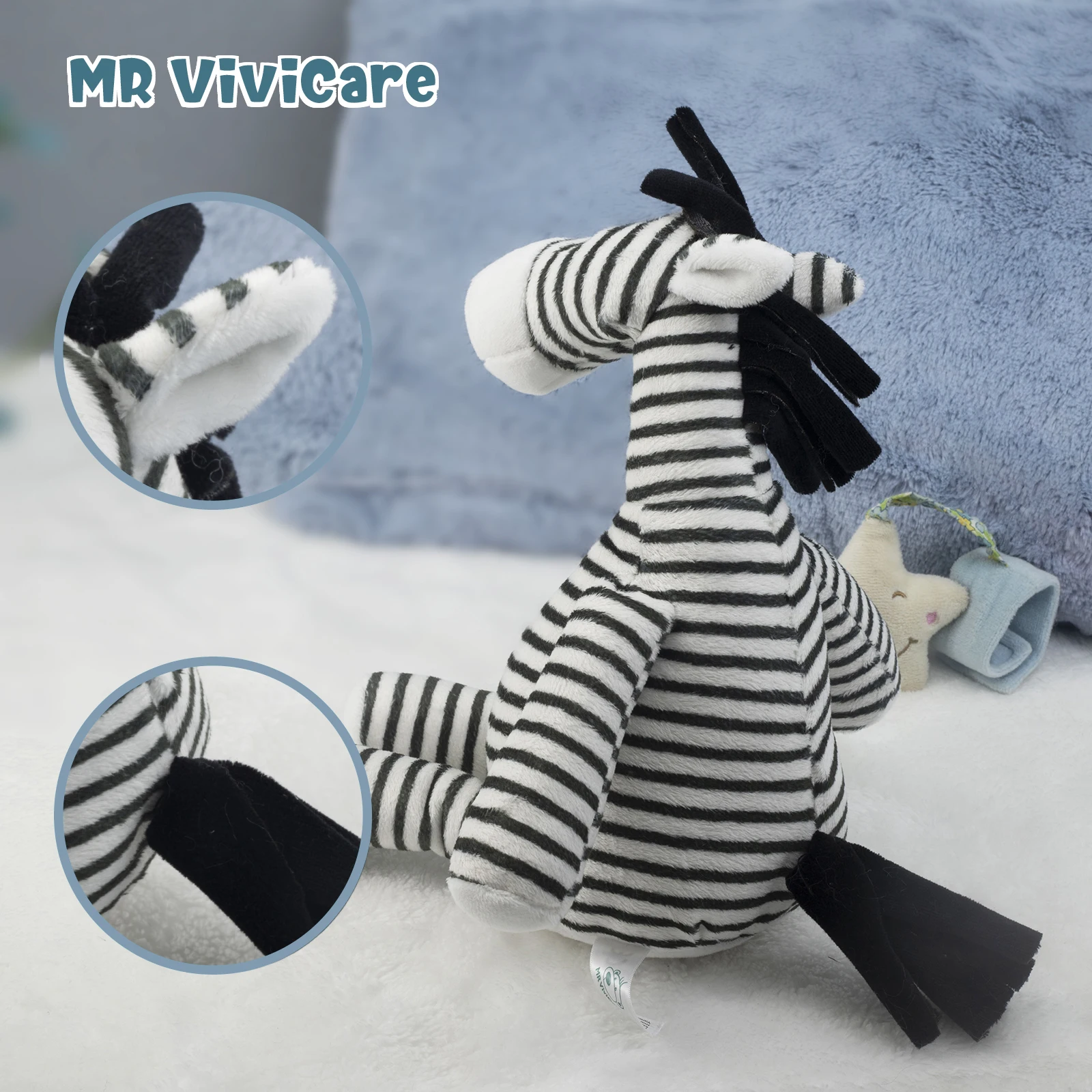 Echtes Leben Zebra Plüsch Spielzeug Simulation Tier Pferd Modell weich gefüllt realistische Plüsch puppe kreative Raum dekoration Kawaii Geschenk