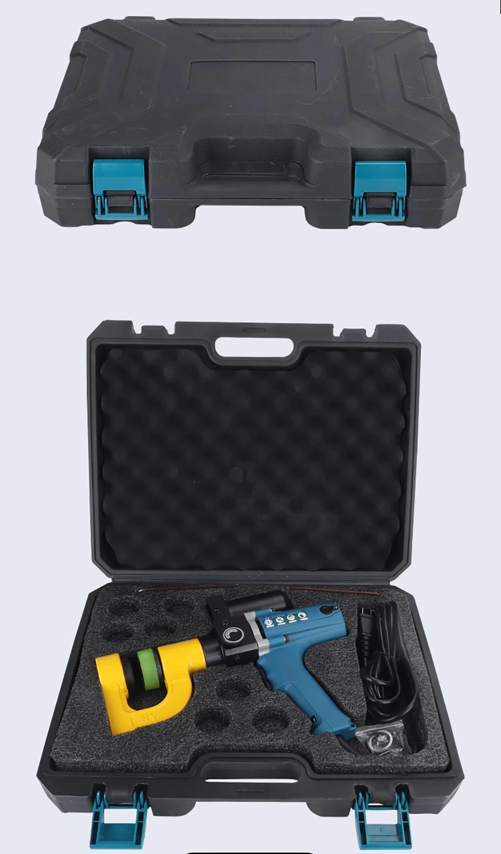 Portable SYD-25F Electric Hydraulic Cable Tray Hole Puncher Iron Sheet Small Stainless Steel Plate Drilling Tool 6 Sets Dies