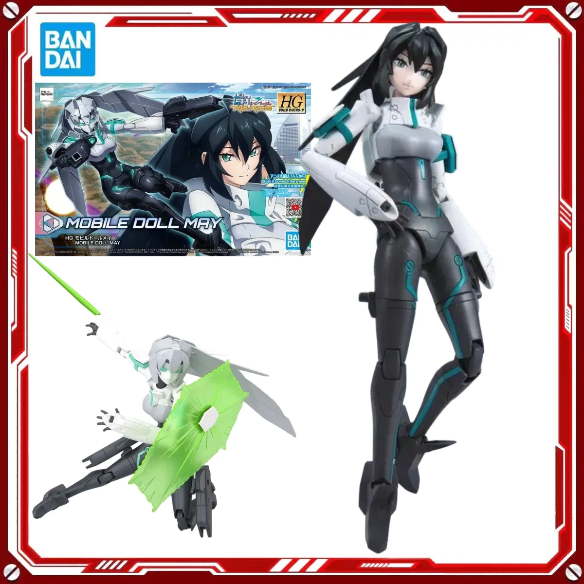 

Оригинальные фигурки Gundam от Bandai, наборы для сборки моделей MOBILE DOLL MAY, аниме-фигурки, игрушки-модели, подарок для мальчиков и девочек, в наличии.