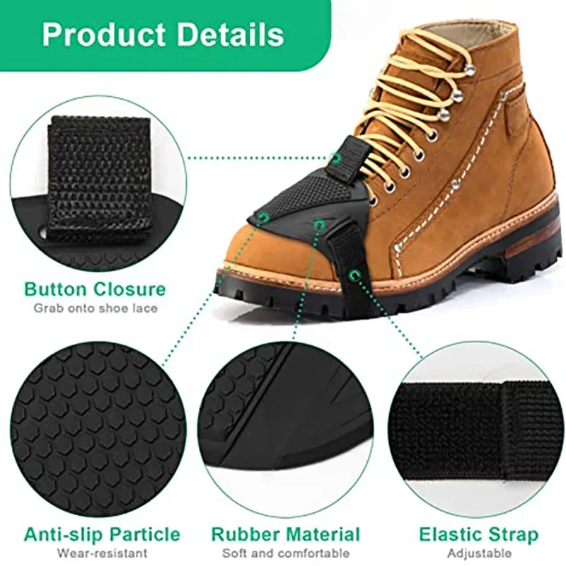 Motorcycle Gear Shift Pad Adjustable Motorcycle Shoe Cover Durable Lightweight Boot Protector For Riding Moto Accessaries