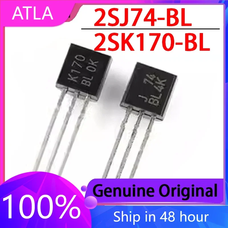 

10PCS 2SK170-BL 2SJ74-BL K170 J74 Original TO-92 Low Noise Audio Transistor