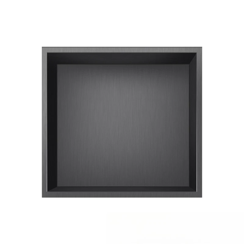 

Shelf, stainless steel, bathroom, niche, recessed, closet baffle