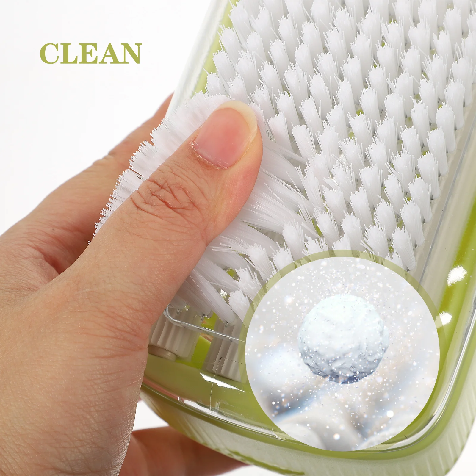 

Automatic Roller Laundry Brush Travel Soap Dispenser Container for Traveling