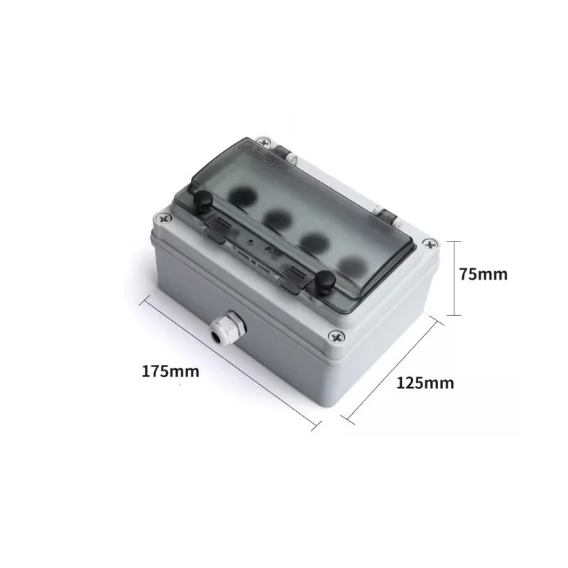 Plastic Push Button Control Box 4 hole with out Start Stop Emergency Switch