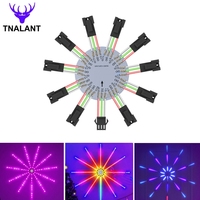 Firework Light Module Individually Addressable 3Pin Round Panel 10/11/13 Channels For WS2812 WS2811 SK6812 LED Strip Ring Matrix