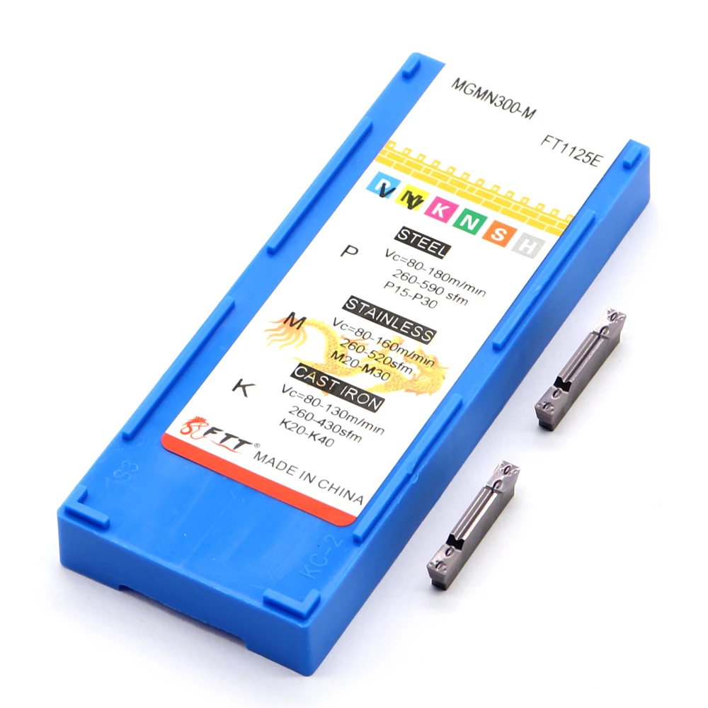 10 pz MGMN300-M FT1125E T 9030 FTT inserti in metallo duro scanalatura scanalatura lama tornio CNC utensile da taglio per metallo