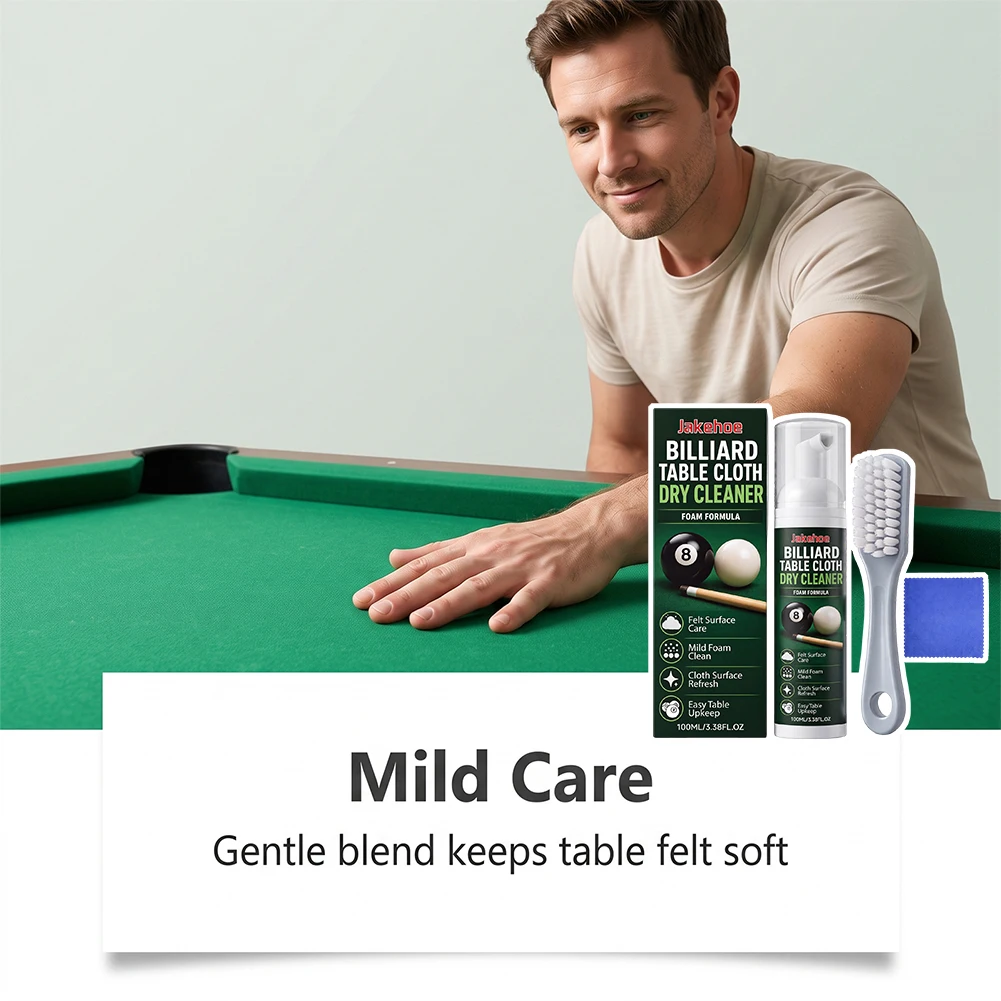 Pool Table Maintenance Supplies Removes Tough-Chalk Stains Professional Billiard Club