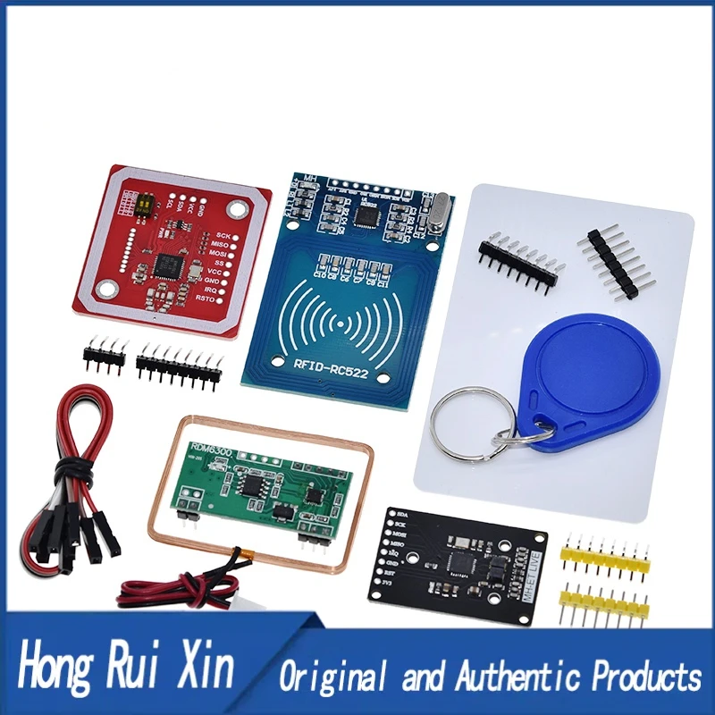 DIYTZT NFC RFID module RC522 MFRC-522 PN532 RDM6300 Kits S50 13.56 Mhz 125Khz 6cm With Tags SPI Write & Read for arduino