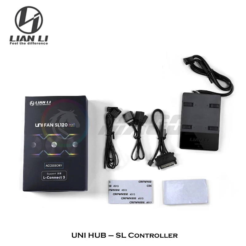 Lian Li SL 120 140 V1 Fan Controller, Uni Hub SL-Con Can Support Controling Up To 16 Fan