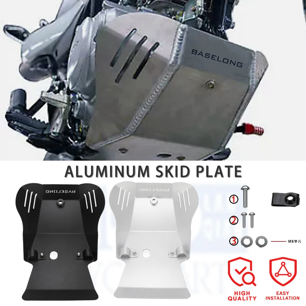 

2024 2025 New Motorcycle Accessories Skid Plate Bash Frame Guard Under Engine Cover Protection For Honda XR150L Dual Sport 2023