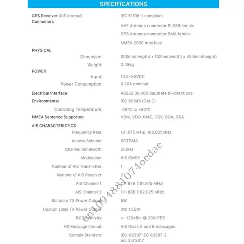 Waterproof Boat Navigation Device With Real Time Data Transfer And WiFi Connectivity 