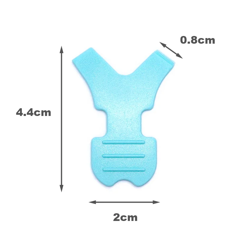 10 個新スタイル Y 字型ブラシまつげリフティングまつげパーマグラフトマイクロブラシつけまつげカーラーアプリケーターコームメイクアップツール