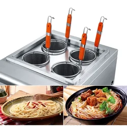 TECHTONGDA Commercial Table Top 4 Baskets Electric Noodles Cooker / Pasta Cooking Machine 220V 4000W