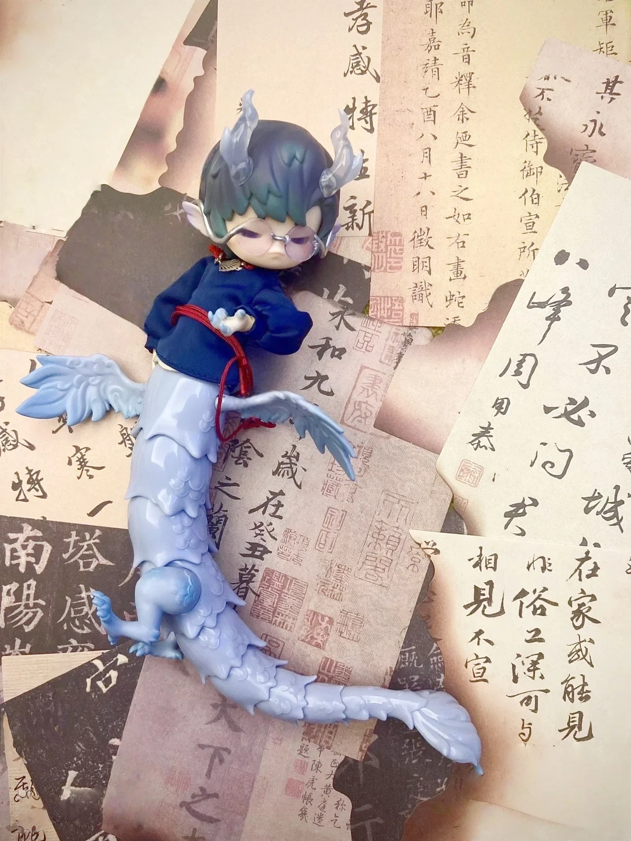 Penny Box Fantastic Creatures Series  Ob11 1/12 Bjd Dolls Blind Box Mystery Box Toys Cute Action Anime Figure Kawaii  Model Gift