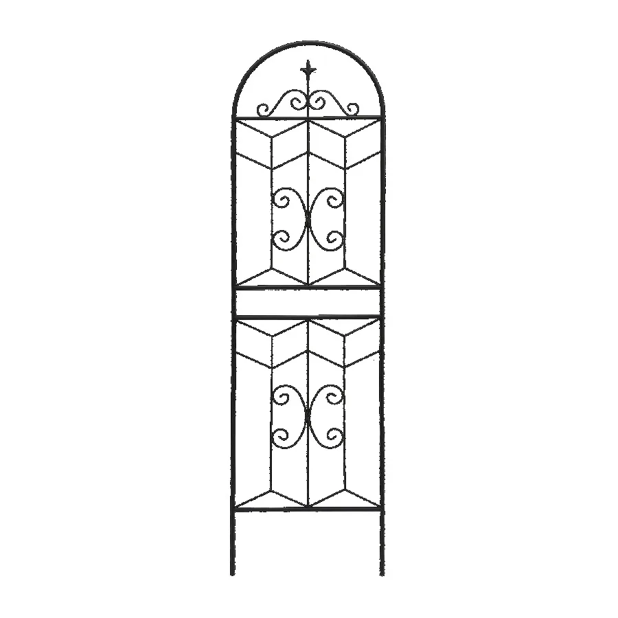 4 Pack Metal Garden Trellis 71 x 19.7 Rustproof Trellis for Climbing Plants Outdoor Flower Support Black