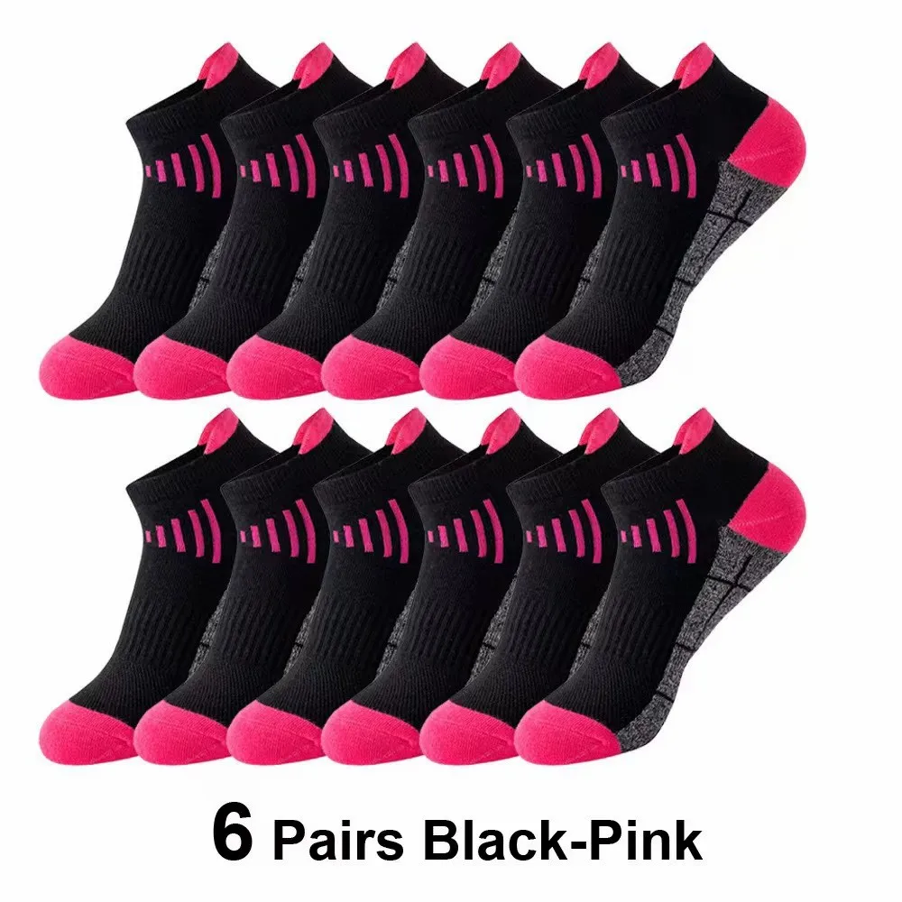 6/12 Paar neutrale, einfarbige Low-Top-Sportsocken für Frühling und Sommer, schweißabsorbierend, atmungsaktiv, bequem, für alle Jahreszeiten geeignet – Detail 7